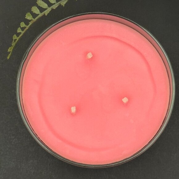 BBW Snowy Peach Berry Bath & Body Works 3 Wick Candle - Picture 7 of 10